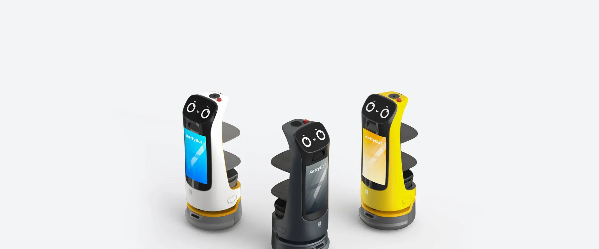 KettyBot Pro de Pudu Robotics trabajando
