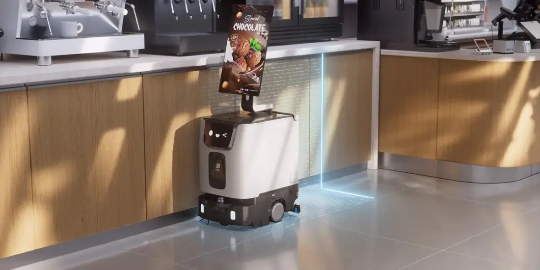 PUDU ET1: Publicidad mientras limpia