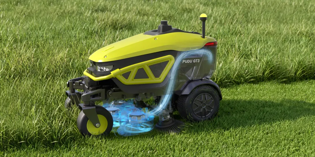 PUDU GT3: Corta y recoge a la vez